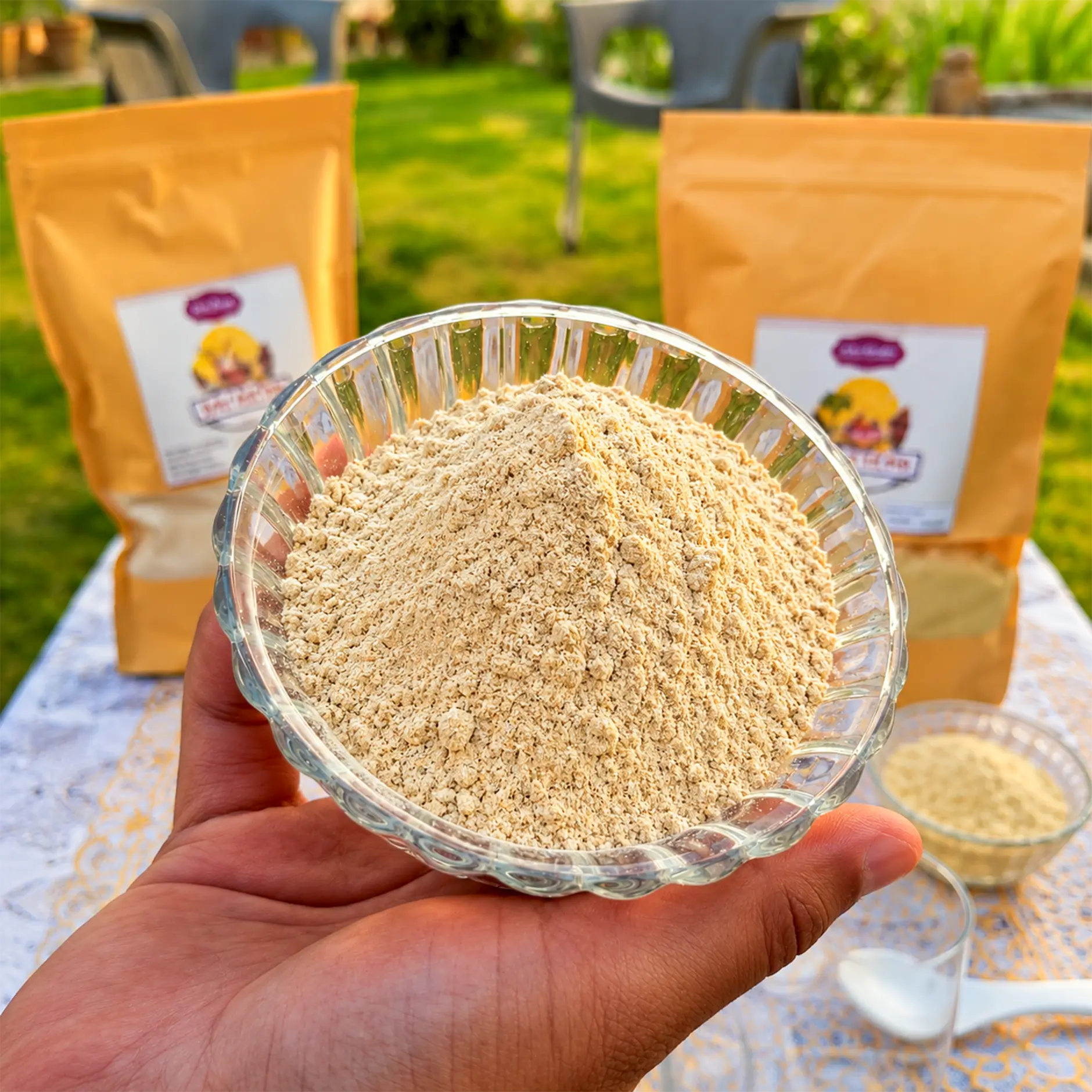 Rohi Organic Jau Sattu 900g pouch for natural summer sattu drink in Pakistan