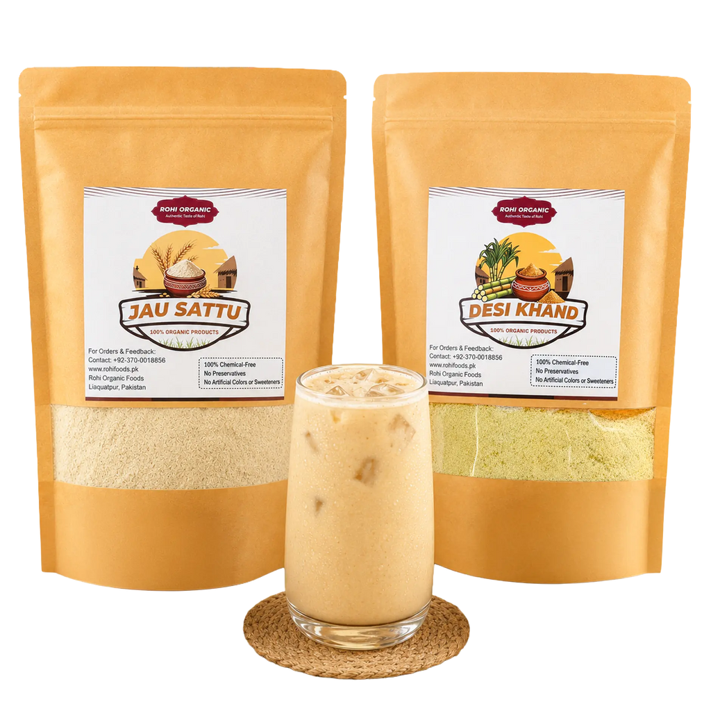 Healthy Hydration Bundle | Jau Sattu (900g) + Desi Khand (900g)