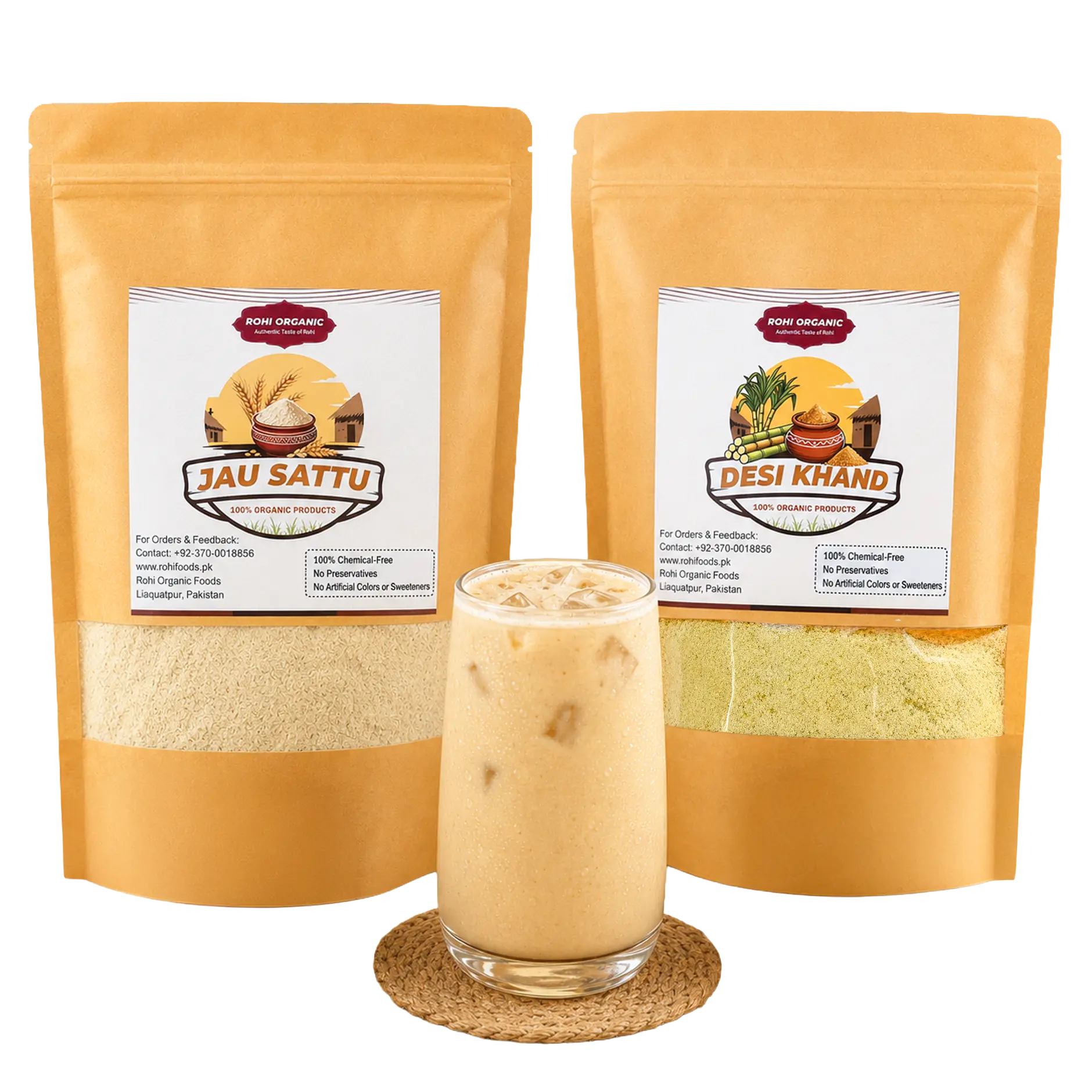 Healthy Hydration Bundle | Jau Sattu (900g) + Desi Khand (900g)