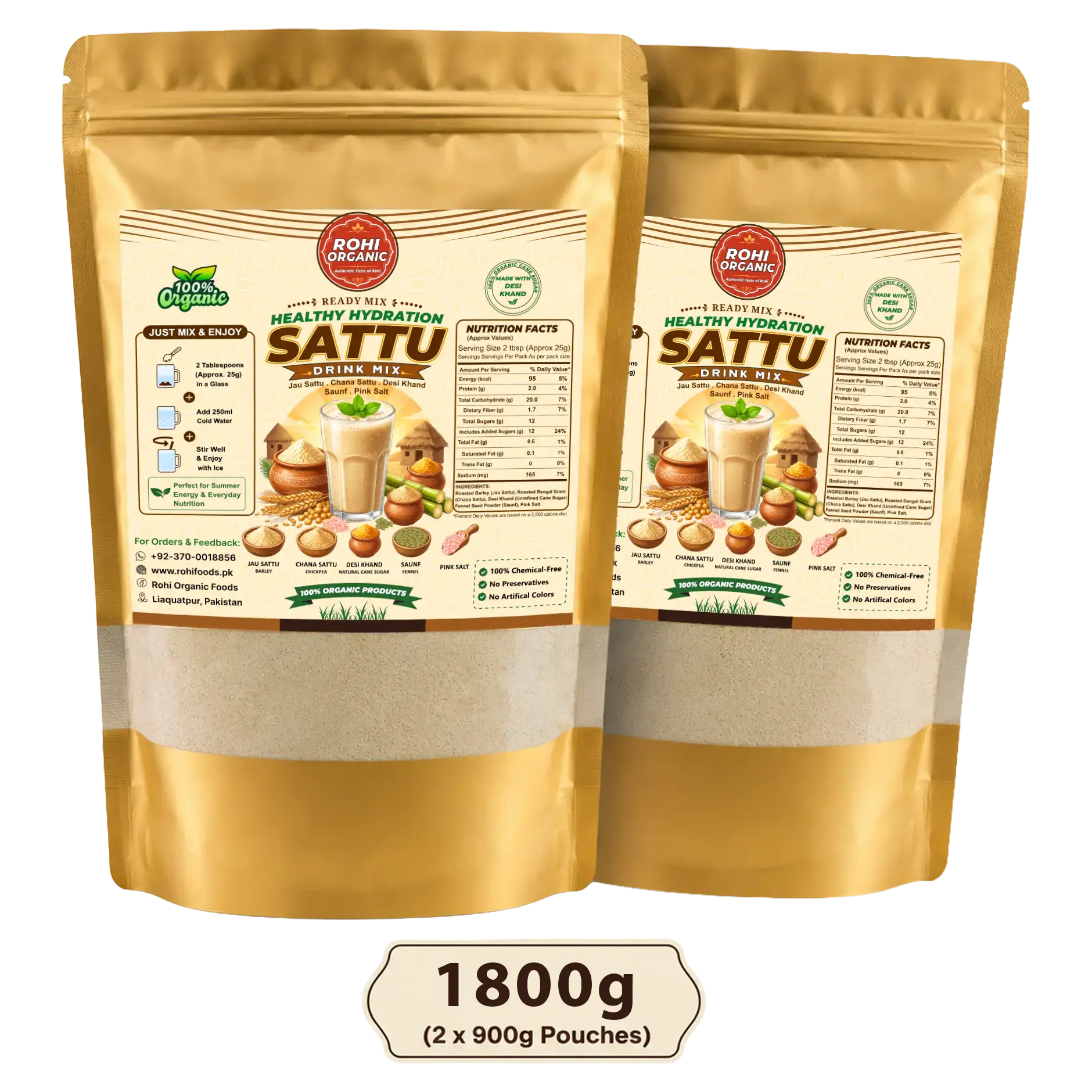 Rohi Instant Sattu Drink Mix